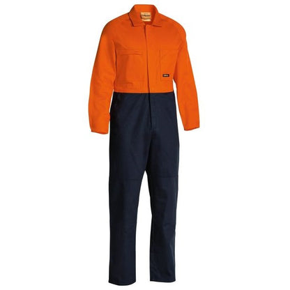 Bisley BC6357 Two Tone HiVis Coverall Regular Weight