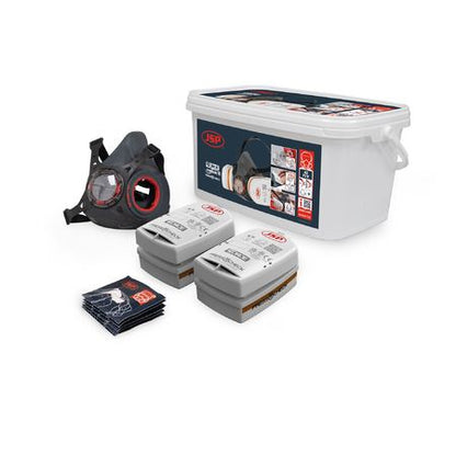 PIP Force BHT0B3-0L5-UAN Typhoon 8 Half Mask Respirator Spray Painters Kit With A2P2 Filters