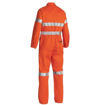 Bisley BC607T8 Orange HiVis Overalls