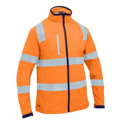 Bisley BJ6058T Taped Hi Vis Soft Shell Jacket
