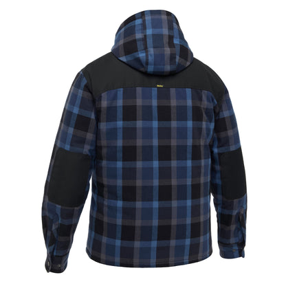Men's flannel heavy duty work jacket