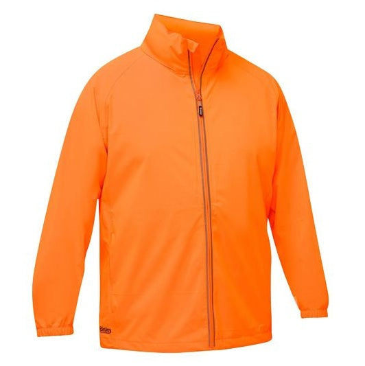 Orange jacket on a white background