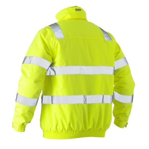 Bisley BJ6770T Taped HiVis Wet Weather Bomber Jacket