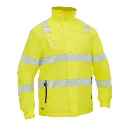 Bisley BJ6842T Taped Hi Vis Heated Jacket With Hood