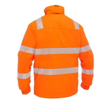 Bisley BJ6842T Taped Hi Vis Heated Jacket With Hood