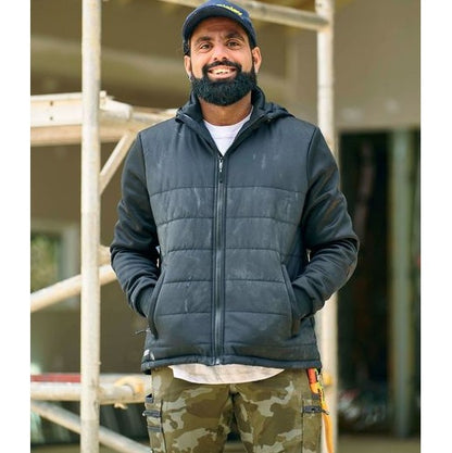 Bisley BJ6844 Flex and Move Puffer Fleece Hooded Jacket