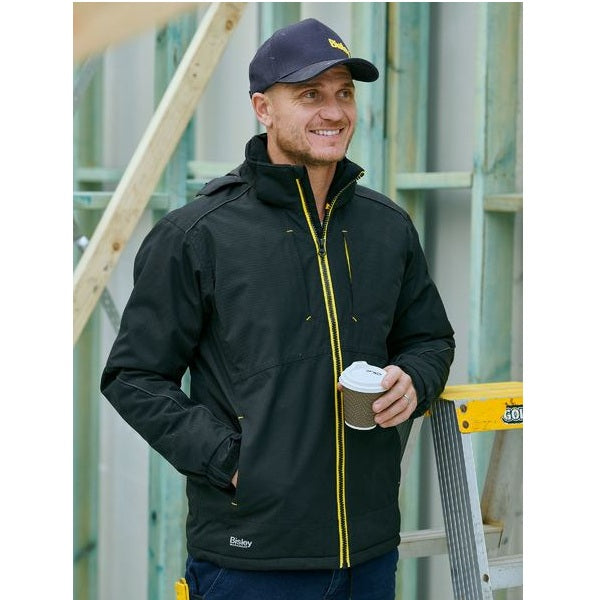 Bisley BJ6943 Flex and Move Heavy Duty Wet Weather Dobby Jacket