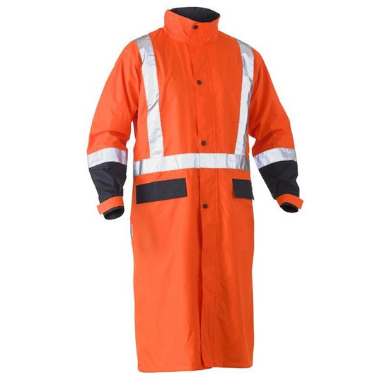 Bisley BJ6961T HiVs Long Rain Coat Taped