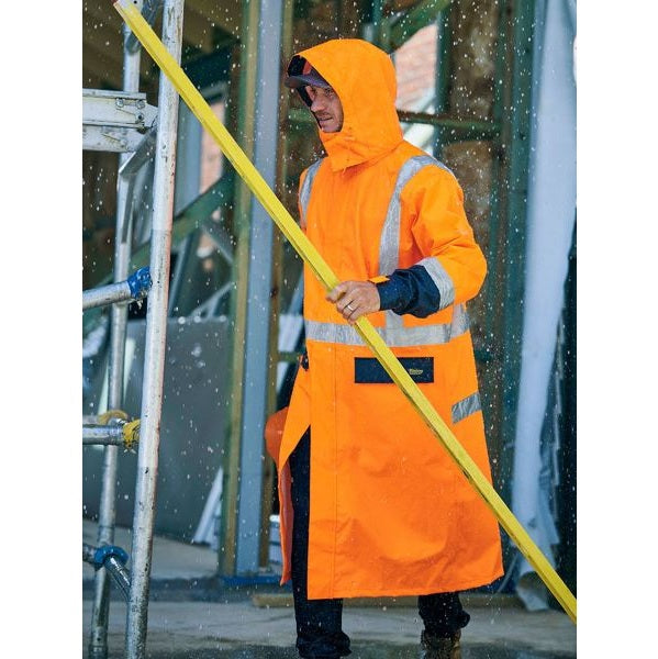 Bisley BJ6961T HiVs Long Rain Coat Taped