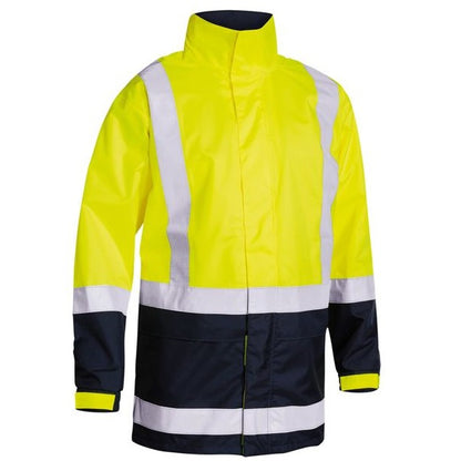 Bisley BJ6966T Two Tone Taped HiVis Rain Shell Jacket