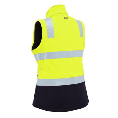 Bisley BJL6078T Womens Taped Two Tone HiVis 3 In 1 Soft Shell Jacket