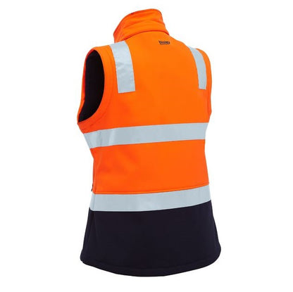 Bisley BJL6078T Womens Taped Two Tone HiVis 3 In 1 Soft Shell Jacket