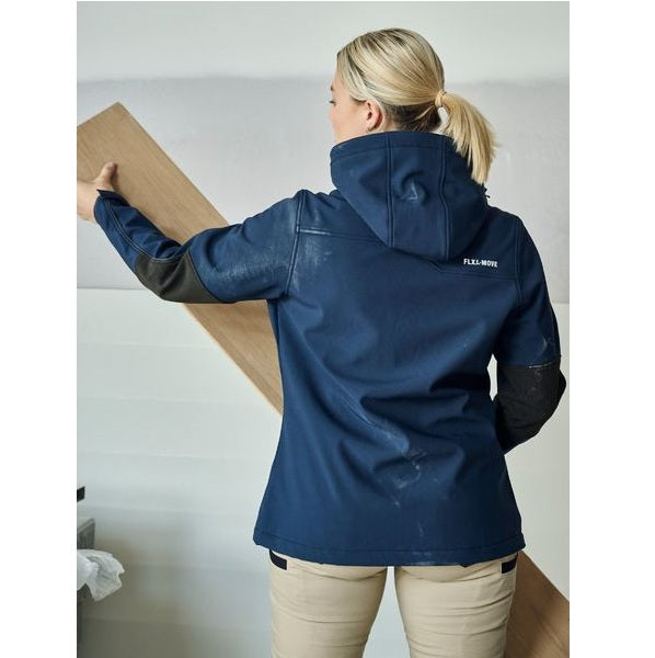 Bisley BJL6570 Womens Flex And Move Hooded Soft Shell Jacket