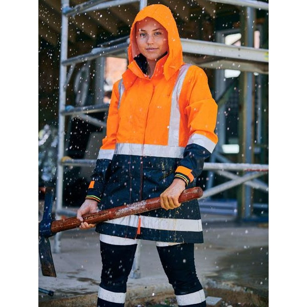 Bisley BJL6966T Womens H Taped 2-Tone HiVs Rain Jacket