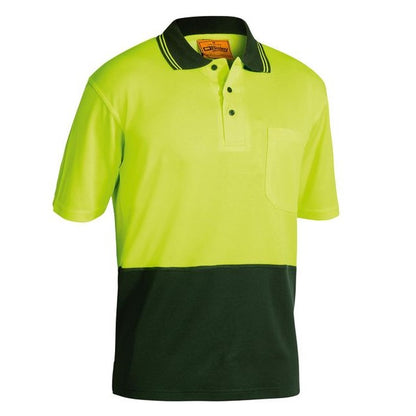 Bisley BK1234 Two Tone HiVis Polo S/S Shirt