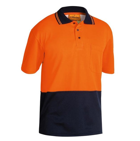 Bisley BK1234 Two Tone HiVis Polo S/S Shirt