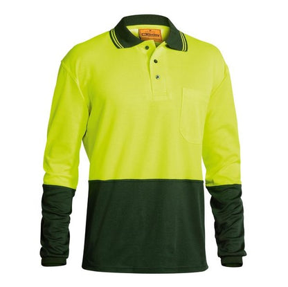 Bisley BK6234 Two Tone HiVis Polo L/S Shirt