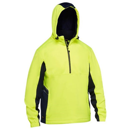 Bisley BK6571 Hi Vis Liquid Replellent Fleece Hoodie