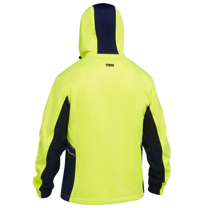 Bisley BK6571 Hi Vis Liquid Replellent Fleece Hoodie
