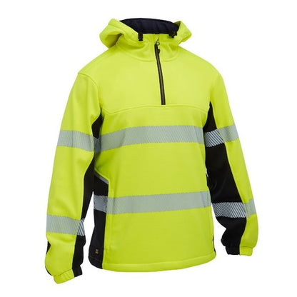 Bisley BK6571T FLX & Move™ Hi Vis Taped Liquid Repellent Fleece Hoodie