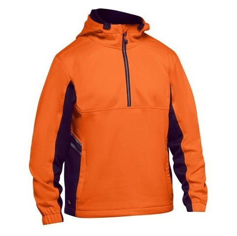 Bisley BK6571 Hi Vis Liquid Replellent Fleece Hoodie