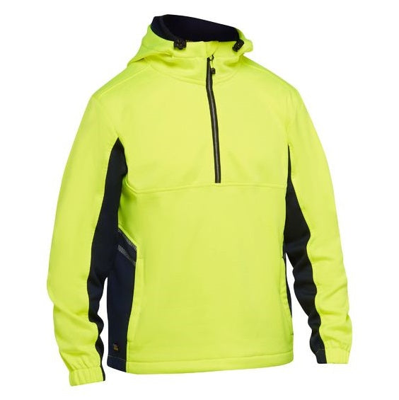 Bisley BK6571 Hi Vis Liquid Replellent Fleece Hoodie