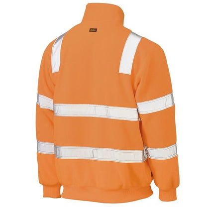 Bisley BK6816T Taped HiVis Rail Polar Fleece Jumper