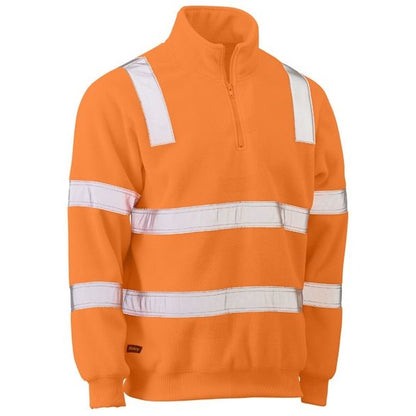 Bisley BK6816T Taped HiVis Rail Polar Fleece Jumper