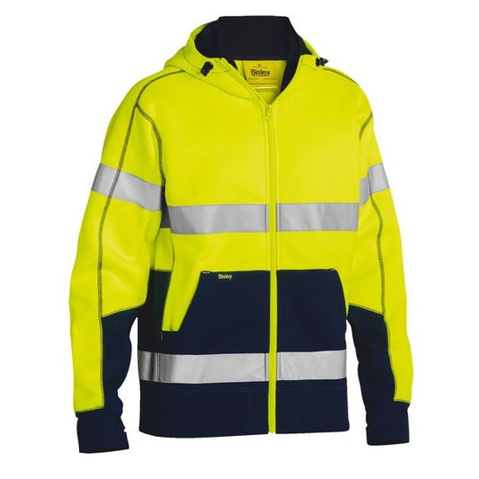 Bisley BK6819T Taped HiVis Fleece Hoodie