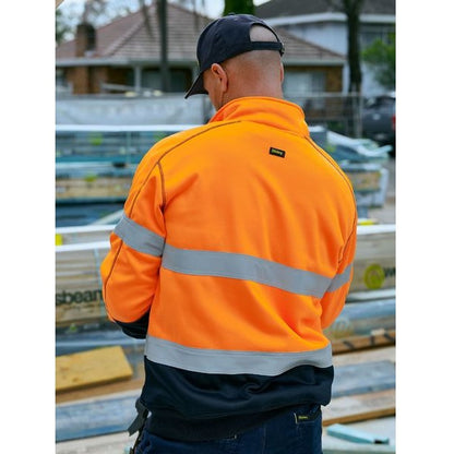Bisley BK6987T Taped HiVis Fleece Pullover With Sherpa Lining