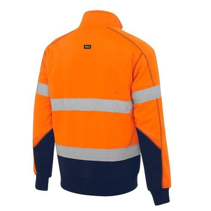 Bisley BK6987T Taped HiVis Fleece Pullover With Sherpa Lining