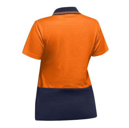 Bisley BKL1234 Womens HiVis V-Neck Polo