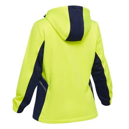 Bisley BKL6571 Womens HiVis Liquid Replellent Fleece Hoodie