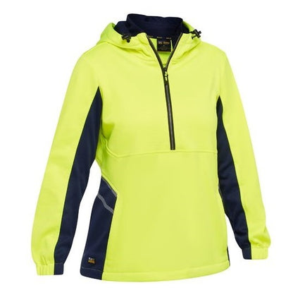 Bisley BKL6571 Womens HiVis Liquid Replellent Fleece Hoodie