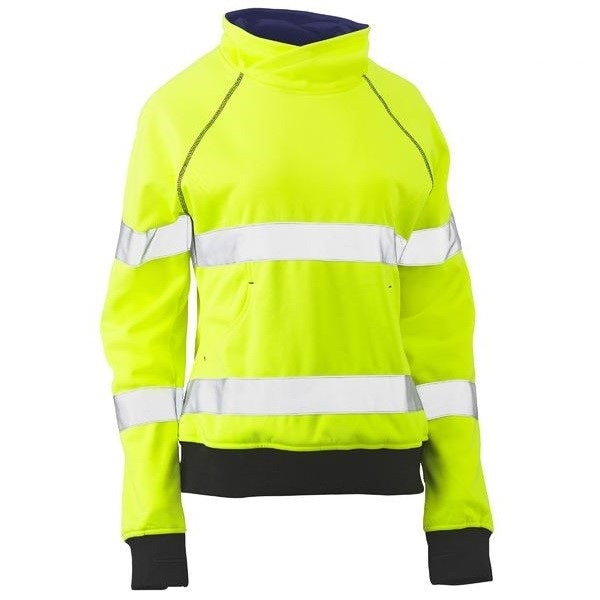 Bisley BKL6818T Womens Taped HiVis Fleece Jumper