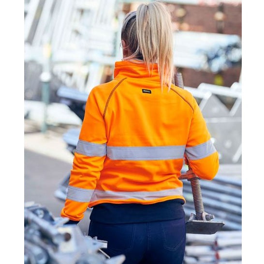 Bisley BKL6818T Womens Taped HiVis Fleece Jumper