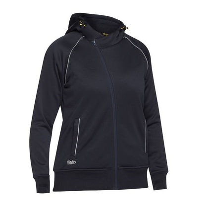 Bisley BKL6925 Womens Fleece Zip Front Hoodie With Sherpa
