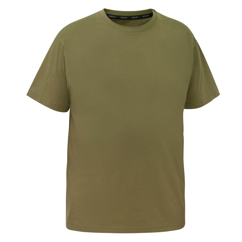 Bisley BKT078 Cotton Essential Tee Men's classic cotton tshirt olive green colour