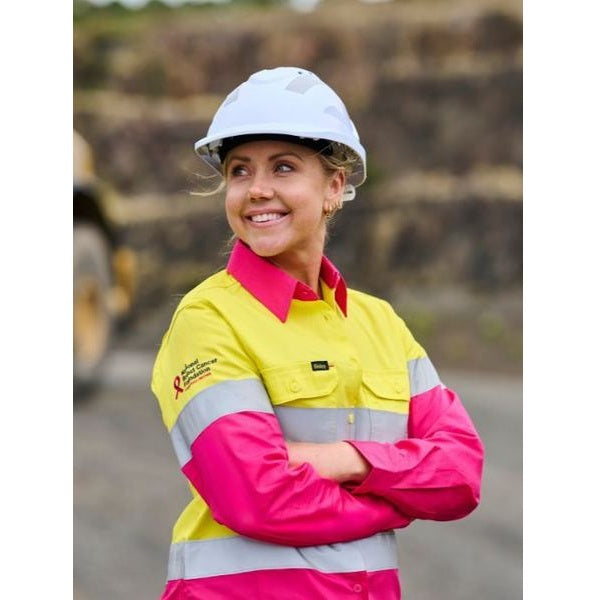 Bisley BL6696T Womens 3M Taped HiVis Cool Lightweight Shirt