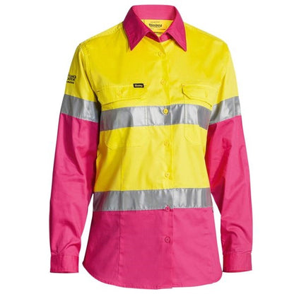 Bisley BL6696T Womens 3M Taped HiVis Cool Lightweight Shirt