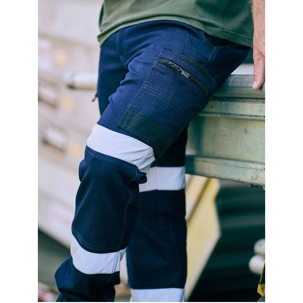 Bisley BPC6335T Flex and Move Taped Stretch Cargo Cuffed Pants