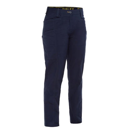 Bisley BPCL6150 Women's X Airflow™ Stretch Ripstop Vented Cargo Pants in colour Navy - Front view