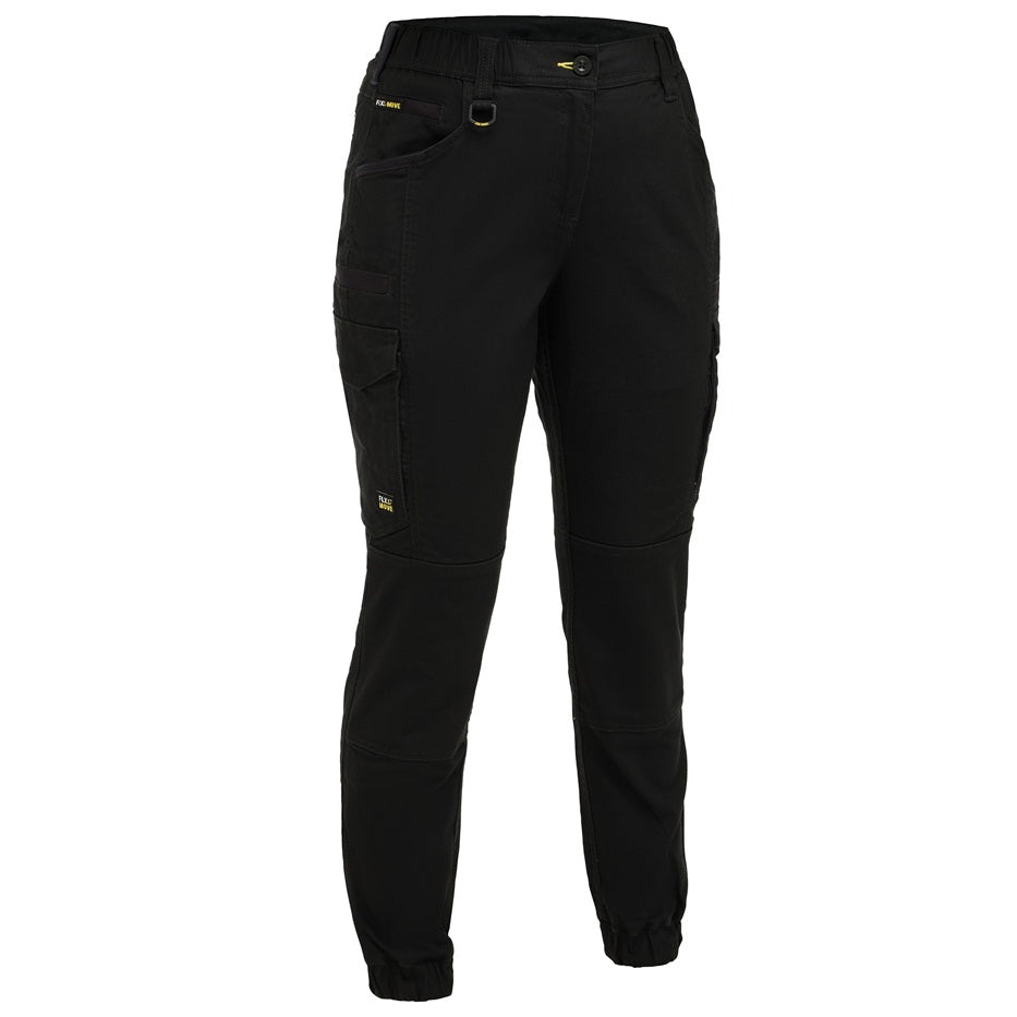 Bisley BPCL6237 Womens Flx & Move™ Elastic Waist Cargo Cuffed Pants