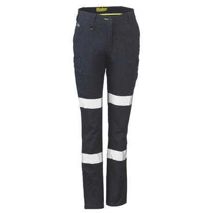 Bisley BPL6115T Womens Taped Cotton Cargo Pants