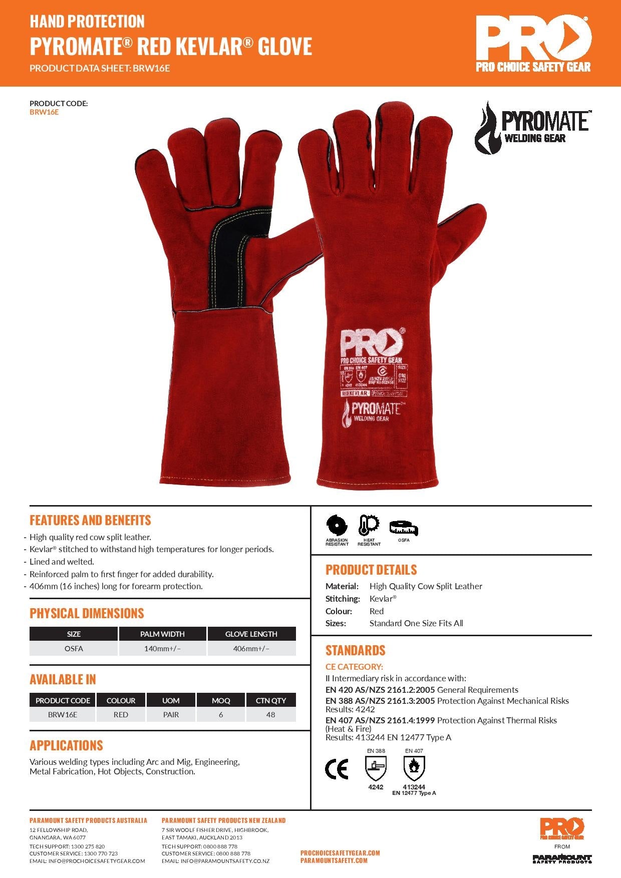 Pyromate Mini Pro Choice Brw16e Pyromate Kevlar Glove – Cheap Work Boots