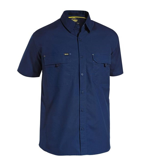 Bisley BS1414 X-Airflow Ripstop Mens Work Short Sleeve Shirt