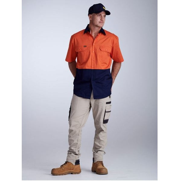 Bisley BS1895 2-Tone Cool Lightweight Drill Short Sleeve Shirt
