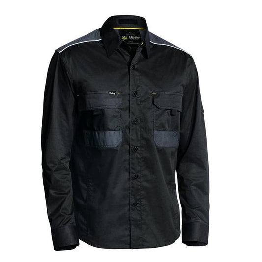 Bisley BS6133 DISCONTINUED Flex and Move Mechanical Stretch Long Sleeve Shirt