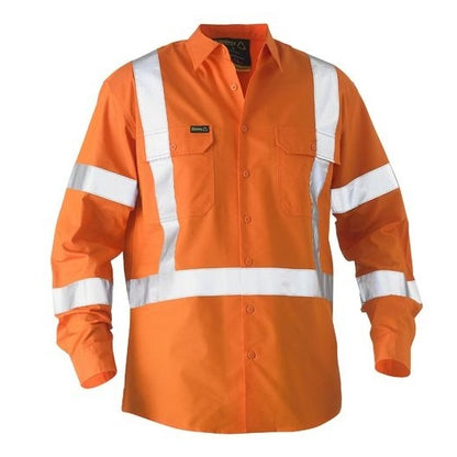 Bisley BS6266XT X Taped HiVis Recycled Drill Shirt