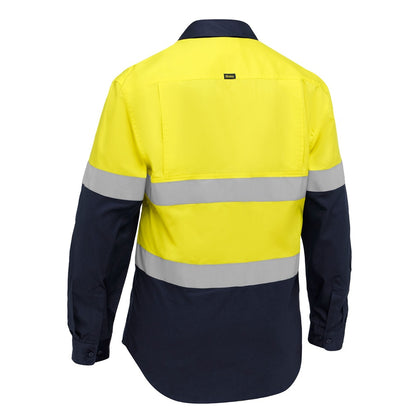 Bisley BL6390T Industrial Womens Taped Hi Vis Cool Lightweight Vented Shirt